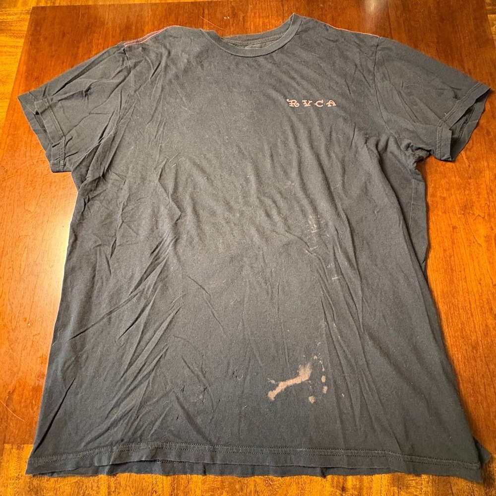RVCA PM Tenore "The Balance of Opposites" Vintage Wash Graphic T-Shirt Black Men